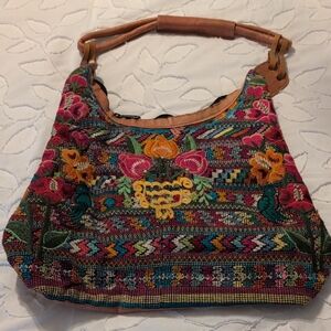 Colorful Embroidered Women's Bag